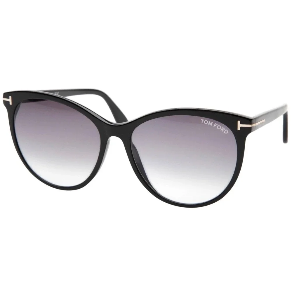 Tom Ford Sunglasses Cat Eye Maxim Womens Black  FT0787-01B-59 Made in Italy